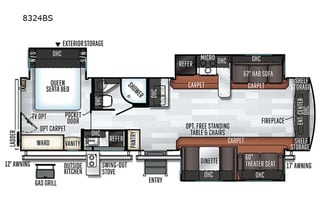 2020 Forest River RV Rockwood Signature Ultra Lite 8324BS