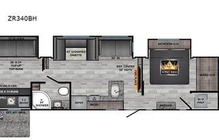 2020 CrossRoads RV Zinger ZR340BH