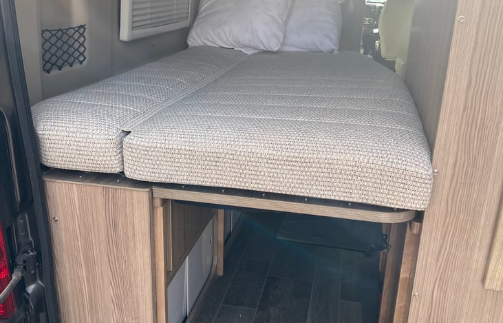 Bed view from Open Back Door