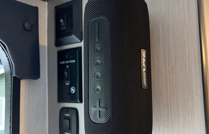 Control panel with wireless Bluetooth speaker!