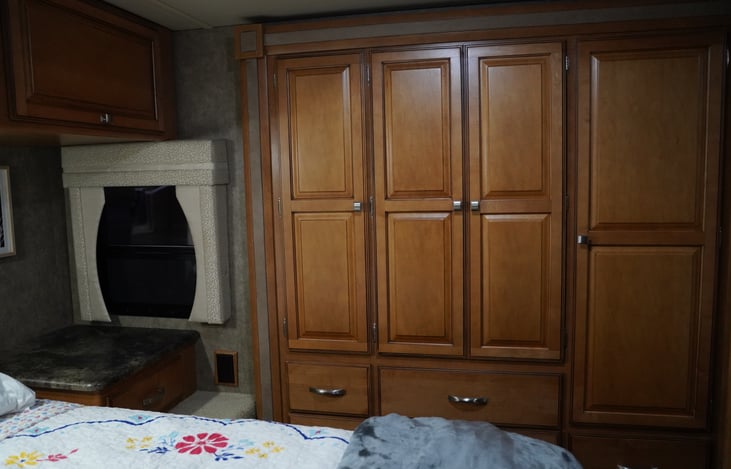 Big Closet Space located in master suite.