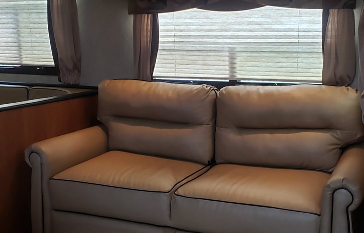 Opens into a double bed.