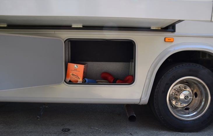 Sewer hoses, potable water hose with filter.