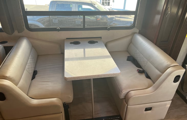 This table becomes a bed!