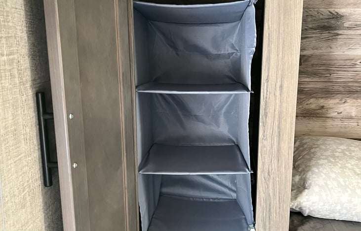 1 of 2 master closets