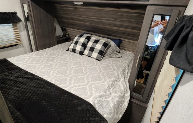 King Bedroom suite with its own tv, movie theater feel.