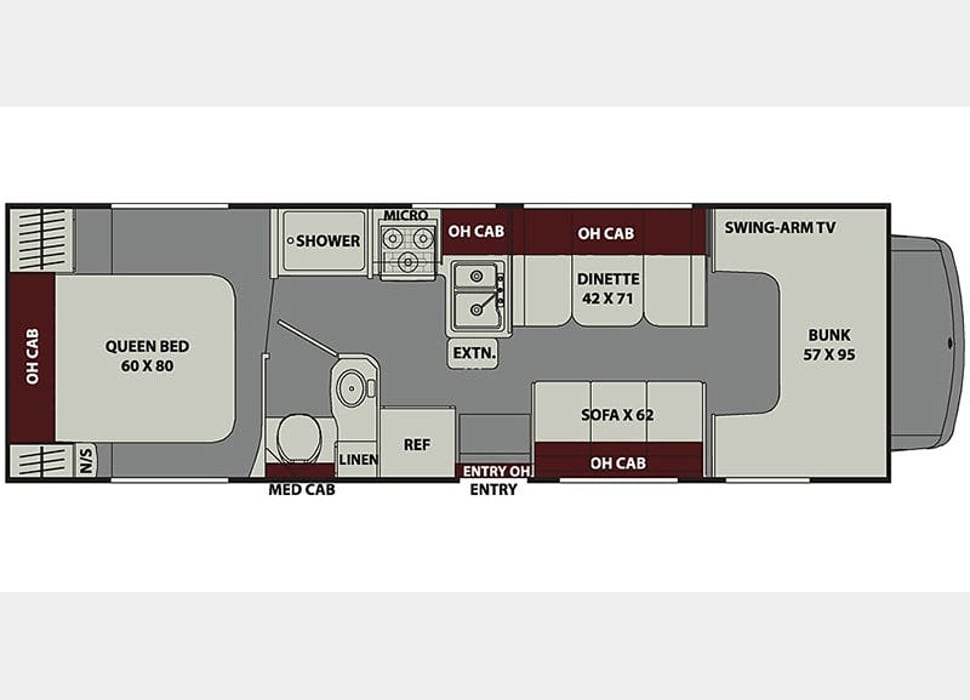 Class C Motor Home rentals in Las Vegas