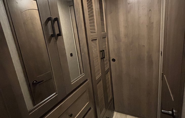 Hallway cabinets and wardrobe