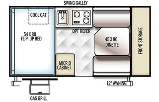 Meet Roxy! 2017 A-Frame Pop Up, easy to tow