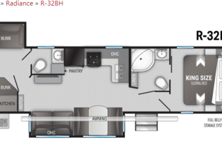 2020 Cruiser Radiance Ultra Lite 32BH