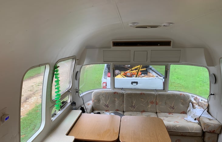 Front couch (turns into bed)