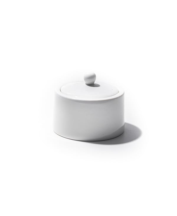 JAN White Sugar Pot