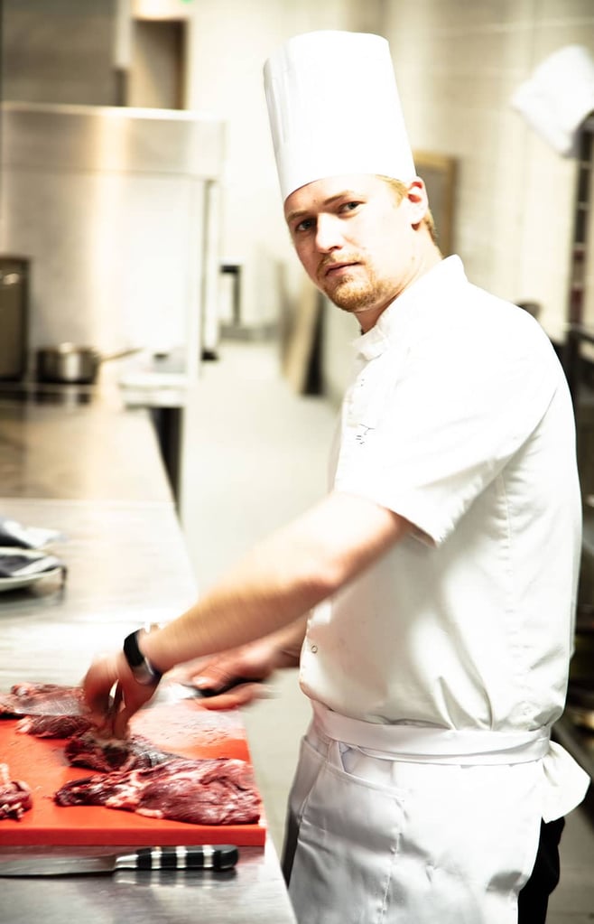 Etienne Wessels Chef at Restaurant Klein JAN