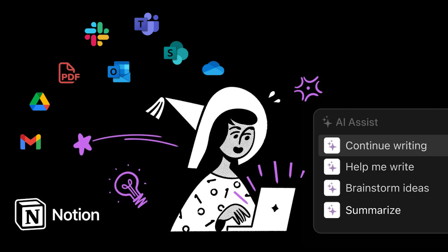 Notion AI Agent Chat-Interface mit Datenbank-Erstellung und Business-Dashboard
