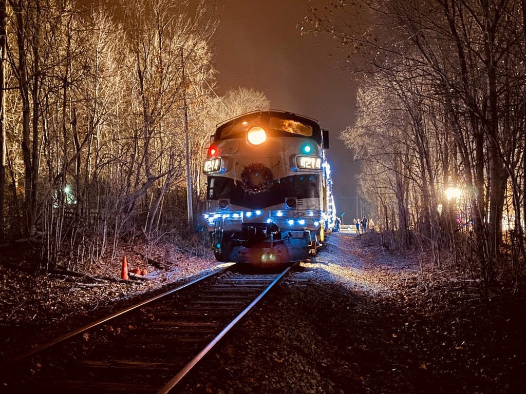 Reindeer Ride Express Indianapolis Train Ride