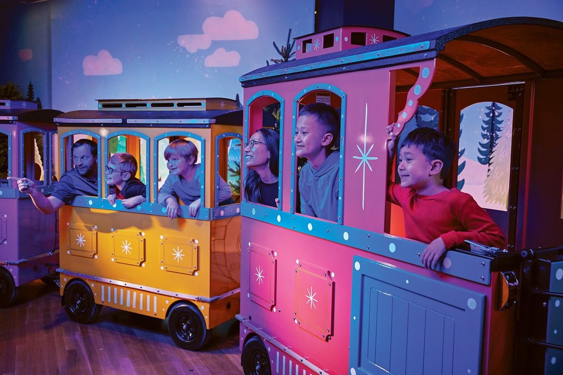 Snowfall Express Train at the Indiana State Museum