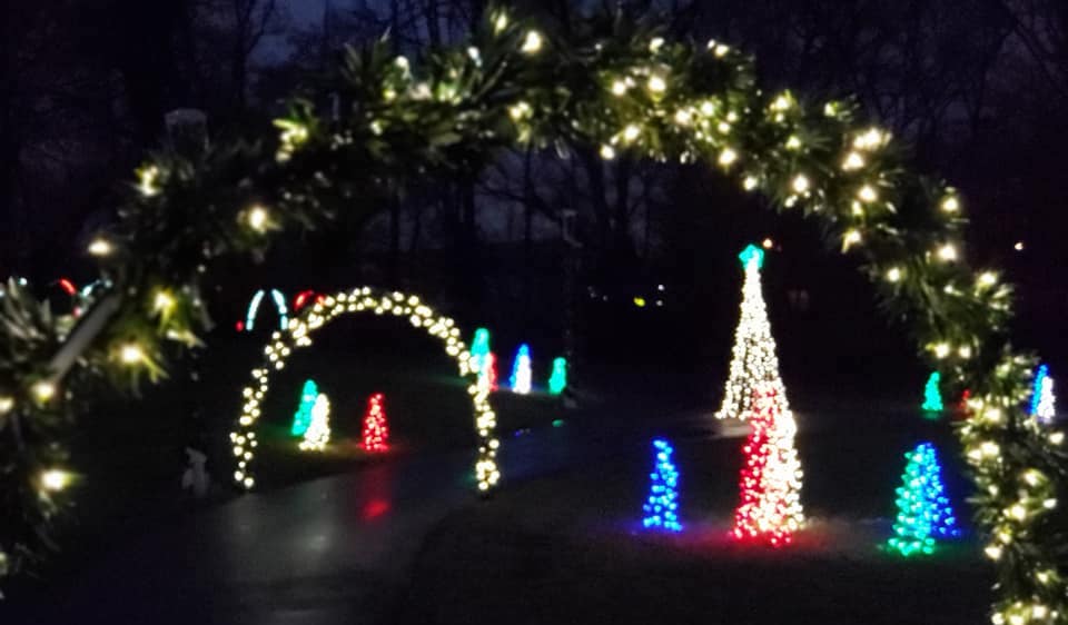 Take a walk through the Amphitheater Park and take in The Lighted Trail