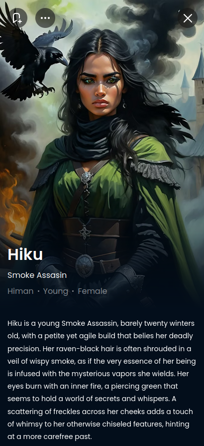 example character from rpg playbook