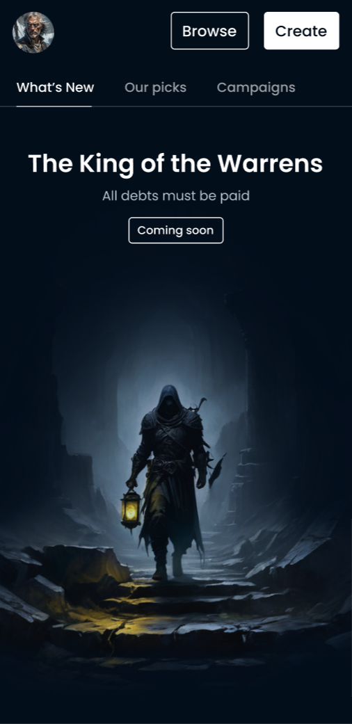 RPG Playbook Screenshot