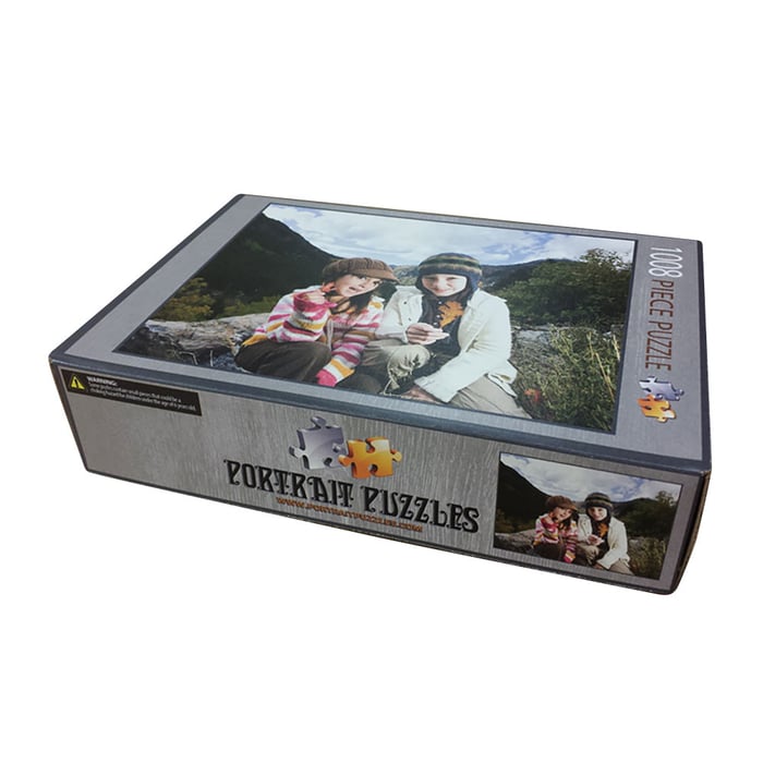 1000 Piece Custom Photo Puzzle Box