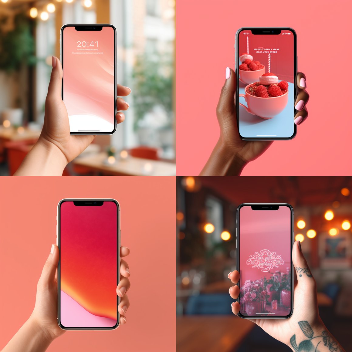 Healthy Lifestyle iPhone X Mockup Design Request