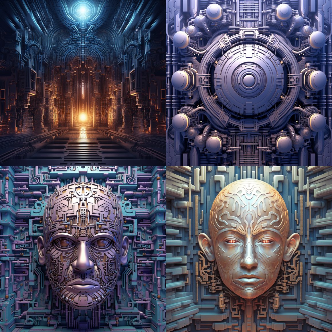 A Surreal Blend of Renaissance and Modern Tech