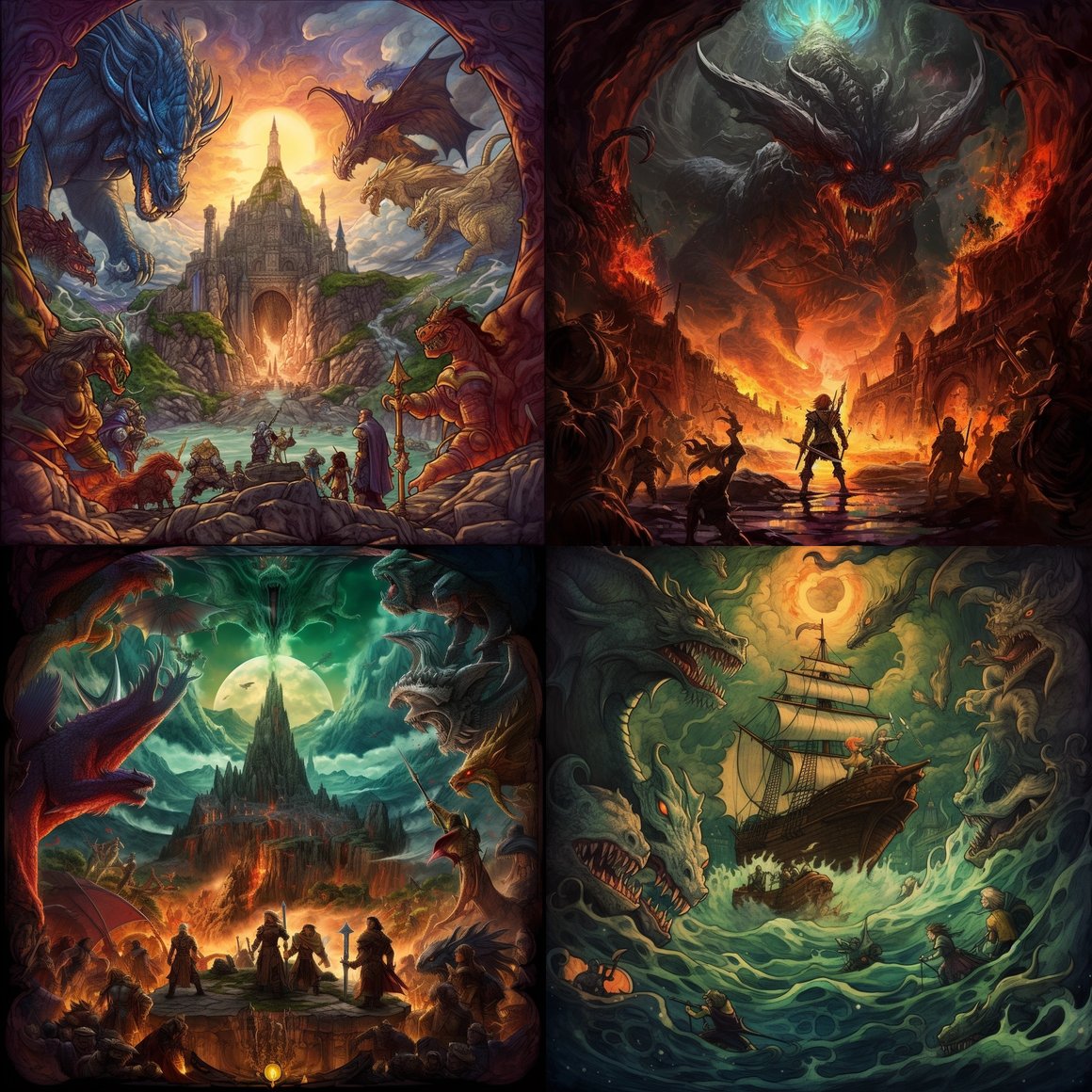 Artistic Guidelines for Crafting a Vibrant Box Illustration for 'Quest of Legend' Game
