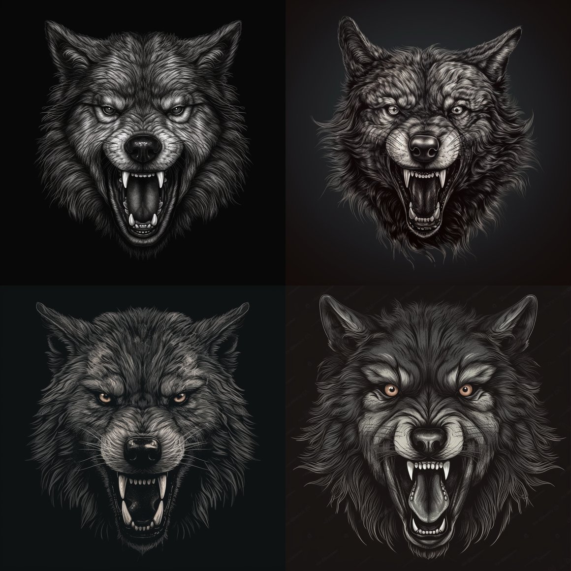 Intense Black Wolf Encounter: Mid-journey Checkpoint