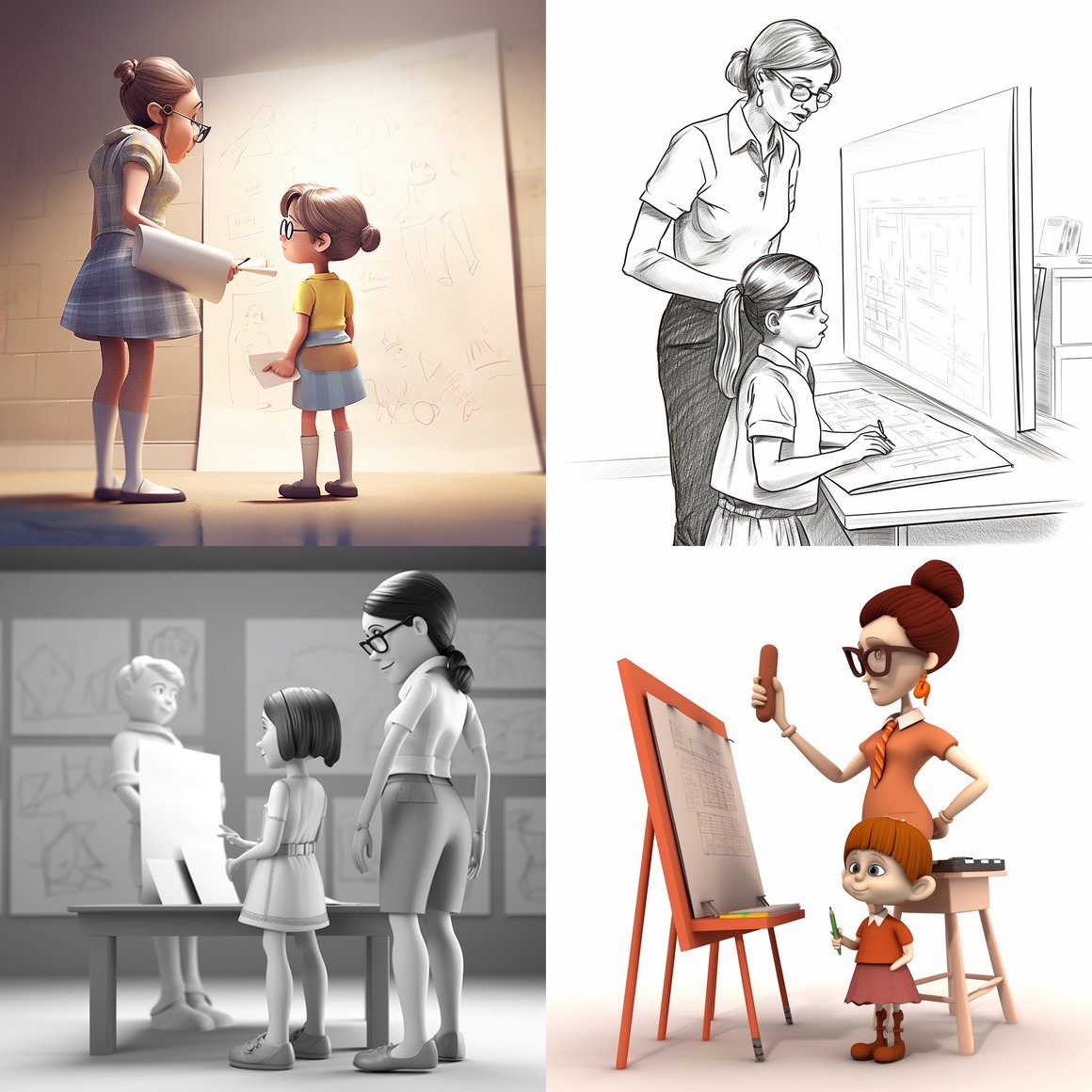 Artistic Endeavors: A School Story - Version 5