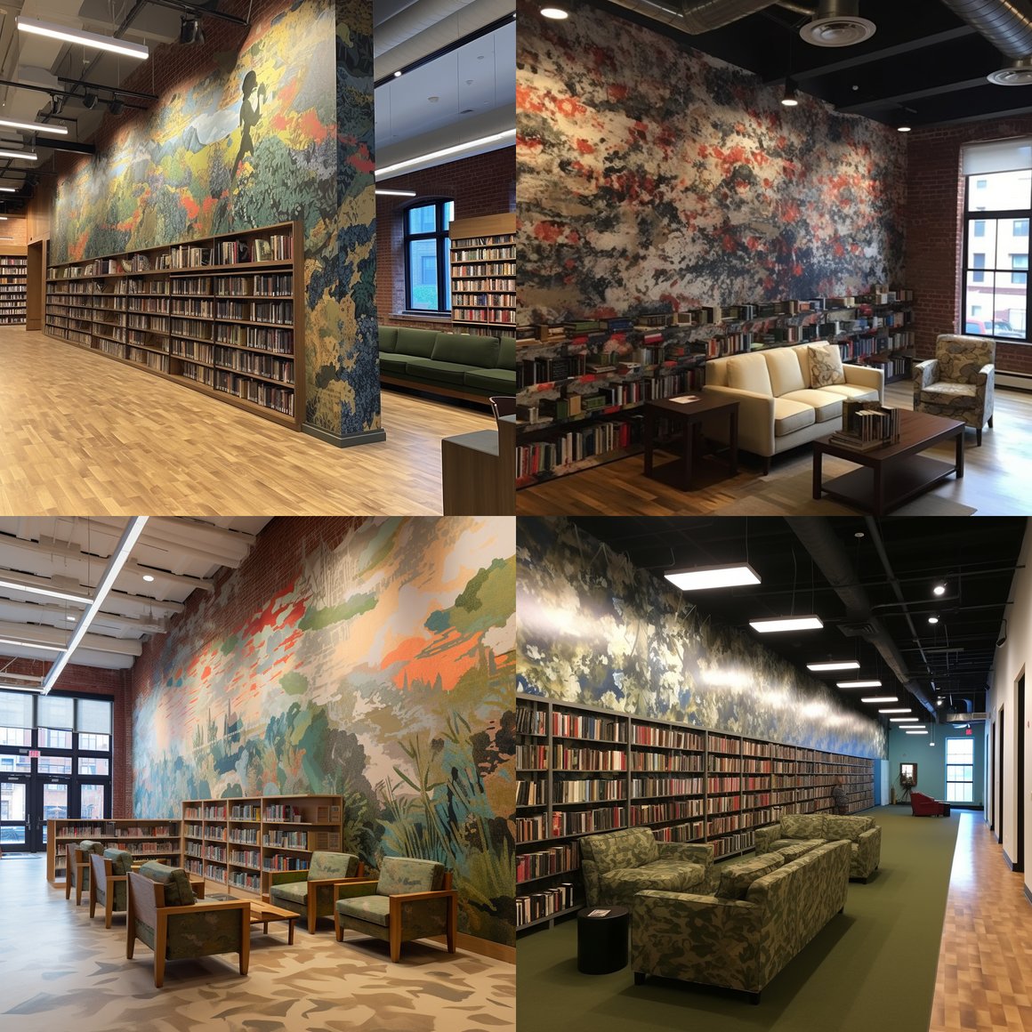 A Unique Blend of Art and Literature at the Modern Public Library