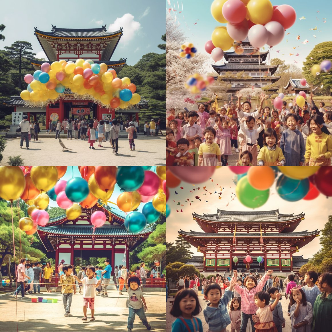 Children's Birthday Party at Japan's Golden Pavilion