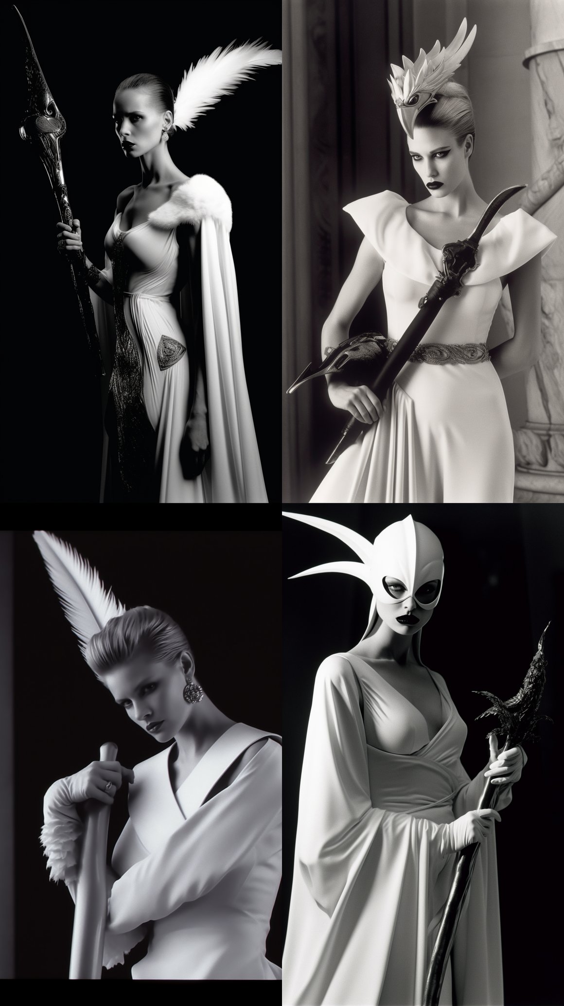 Hawkgirl in Haute Couture: A Balenciaga Journey