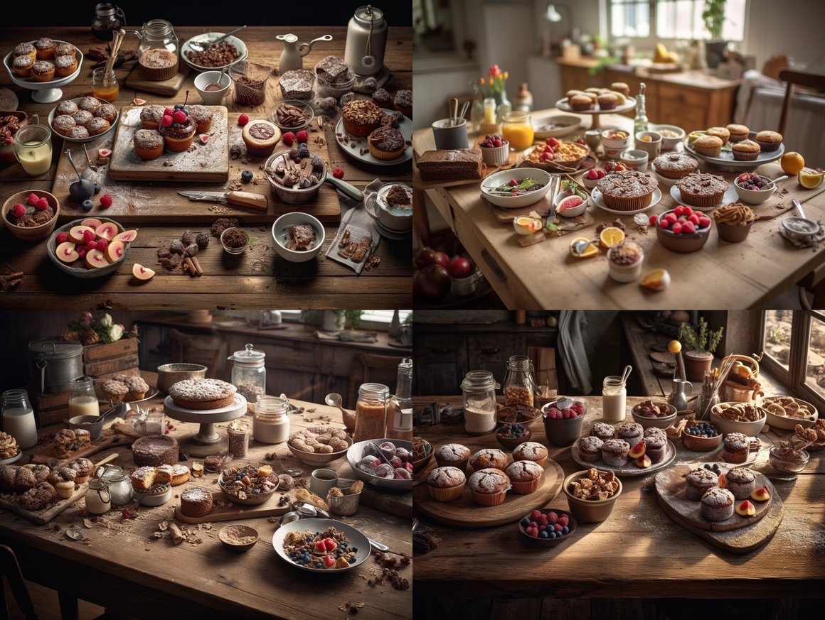 Scandinavian Kitchen Desserts - Professional Food Photography