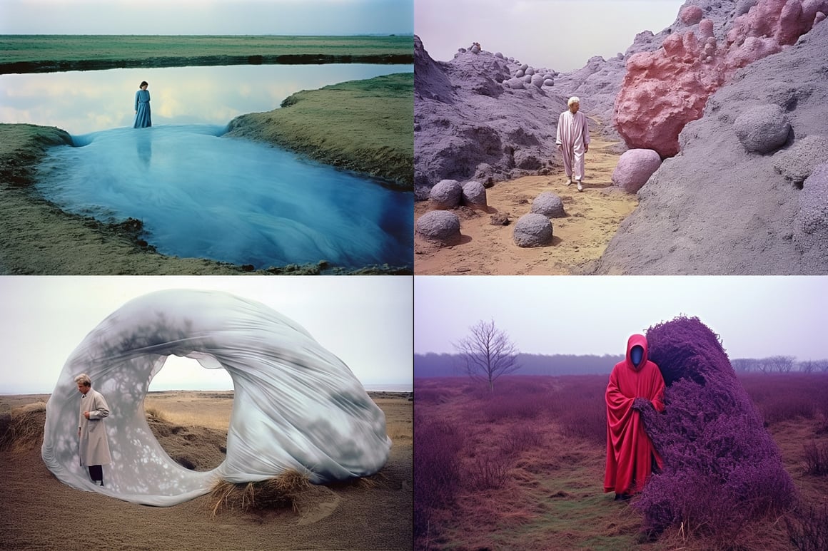 A Surreal Performance Art Experience in Color Photography