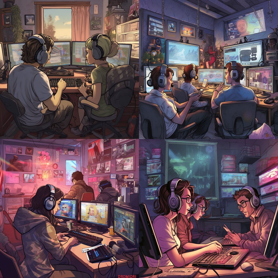 A Valorant Valkyrie and Her Partner in Battle