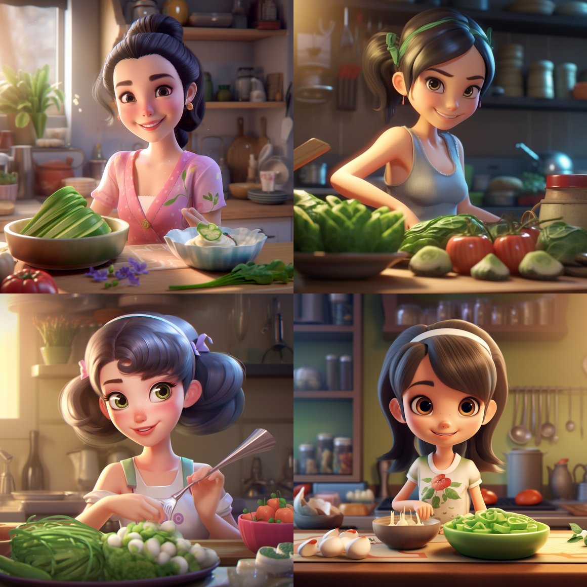 Chinese Beauty in Chibi Pixar Magic - 4K HDR v5.1