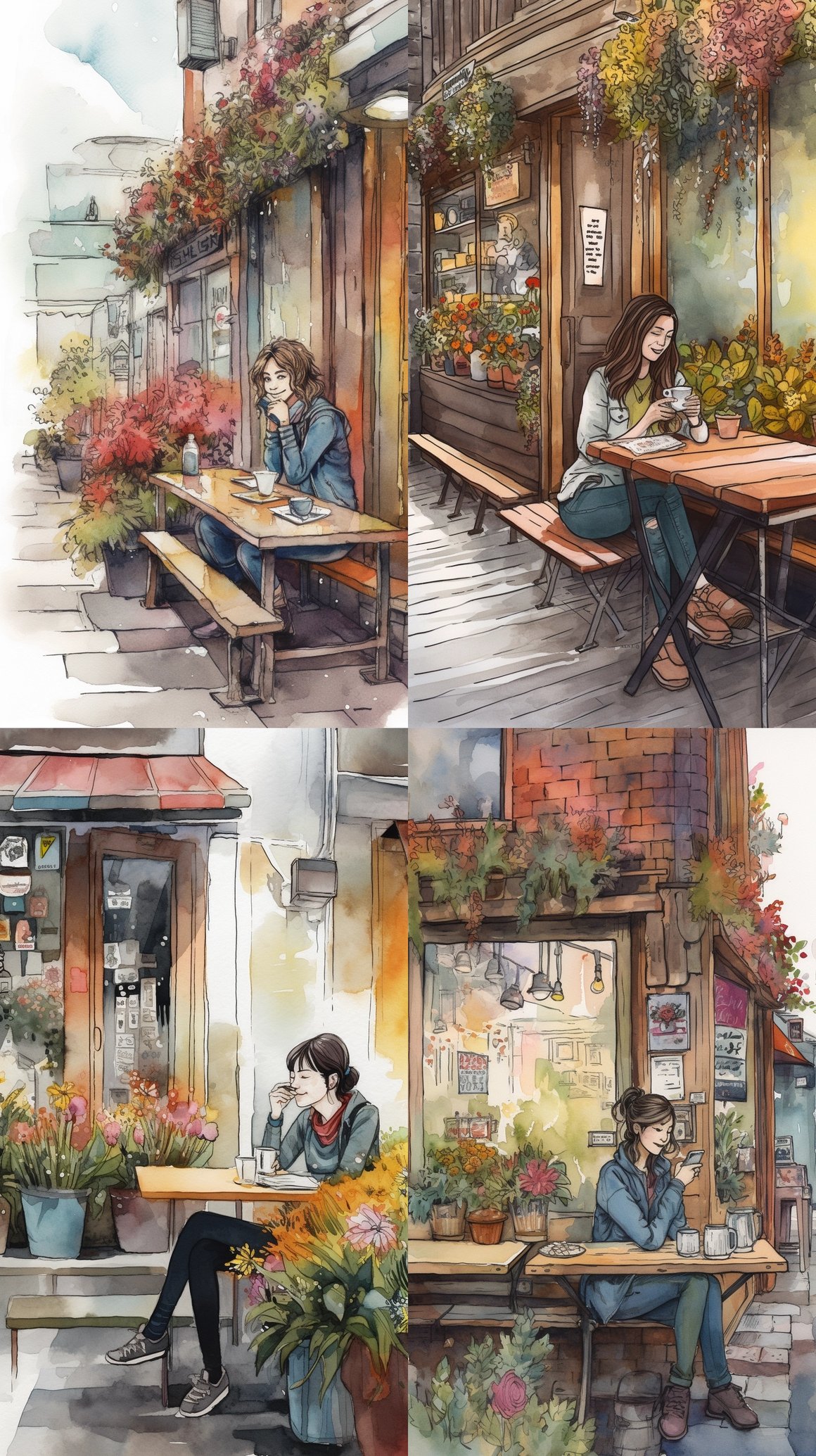 Midday Respite: An Urban Cafe Retreat