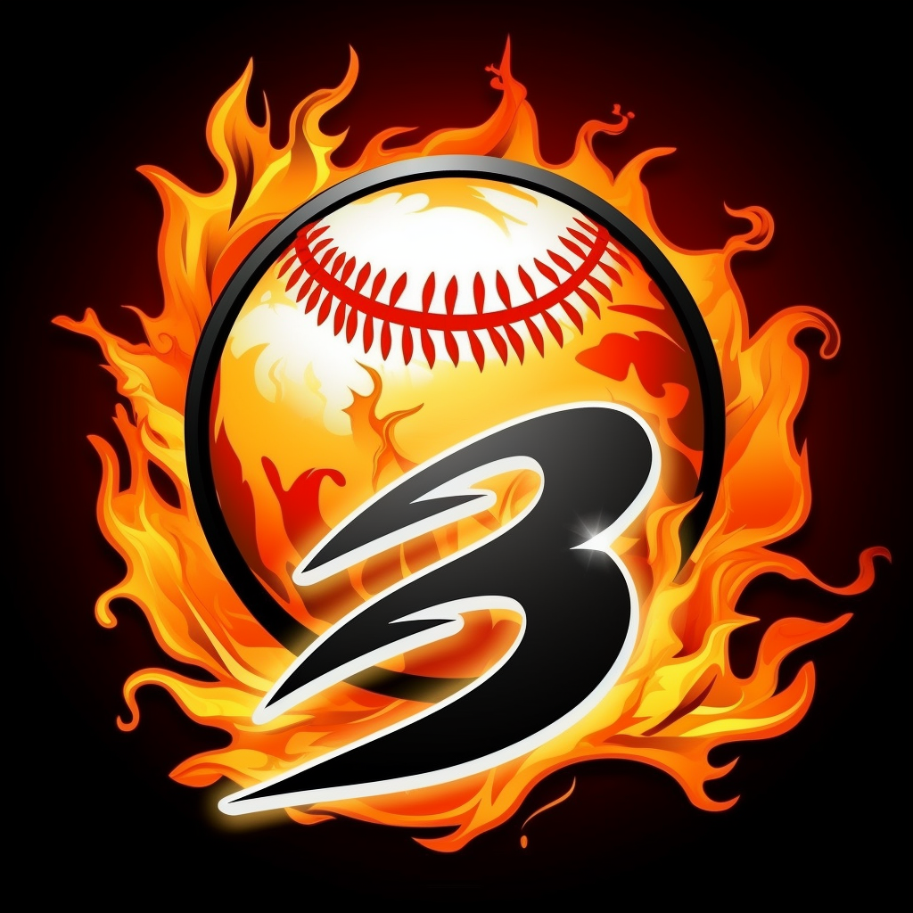 Sunblaze Baseball Team Logo Creation