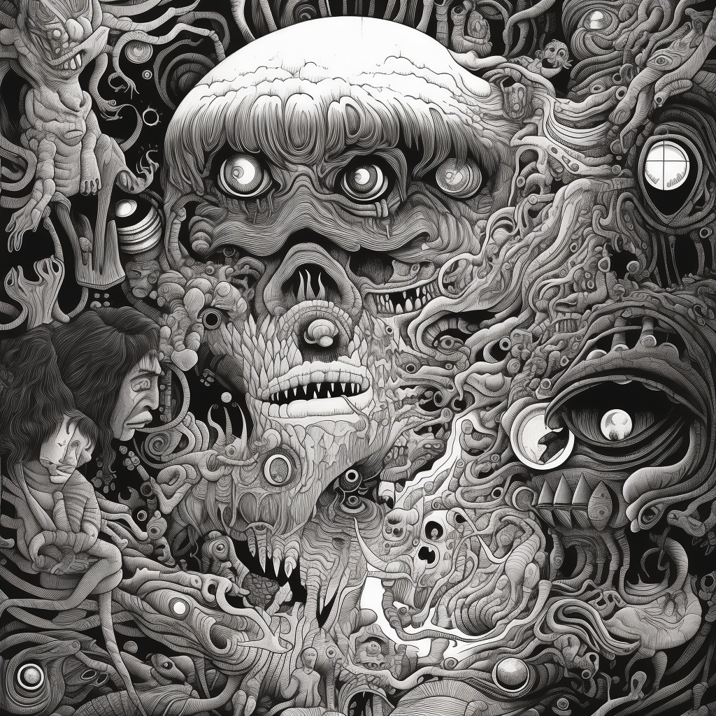 Detailed Descent into Monochrome Madness