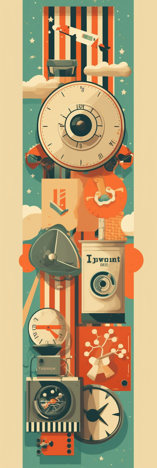 Classic Cinema-Inspired App Background Design