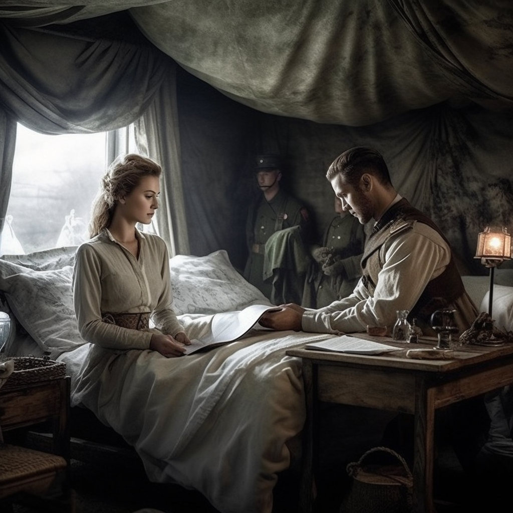 A Supermodel's Visit to a Military Field Hospital