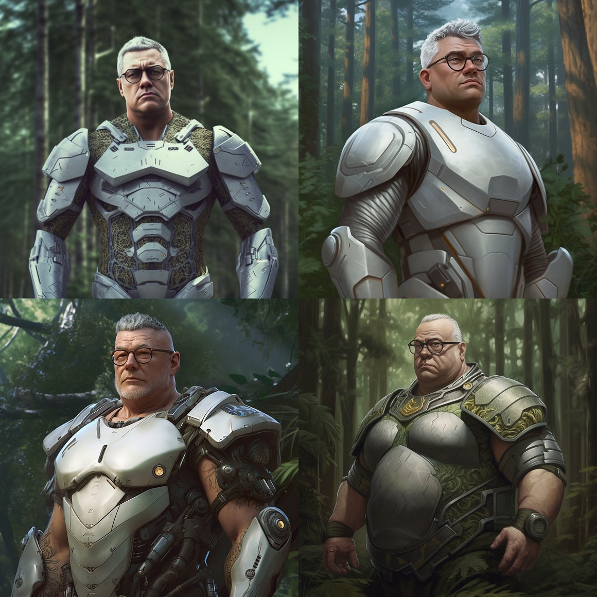 Armor-Clad Eccentric In The Ambient Wilderness