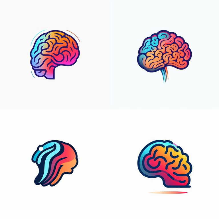 Midway Mindset: Dribble's Trending Brain Vector Logo Prompt | NeoPrompt