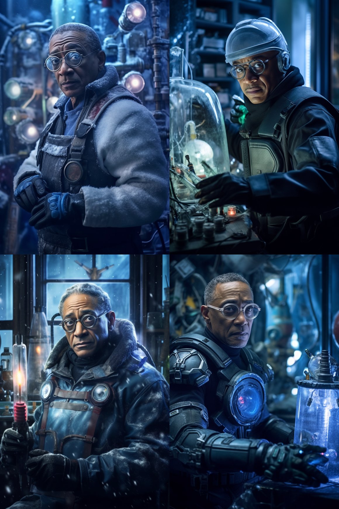 Chilling Moments: Mr. Freeze in the Lab