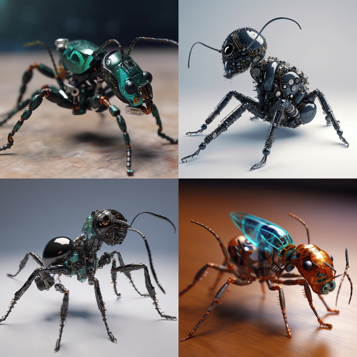 Chronicles of an Electronic Ant in 3D Modeling
