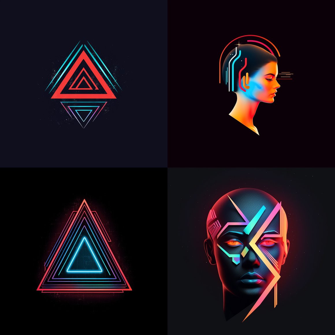 A Techno-Digital Logo Design Prompt