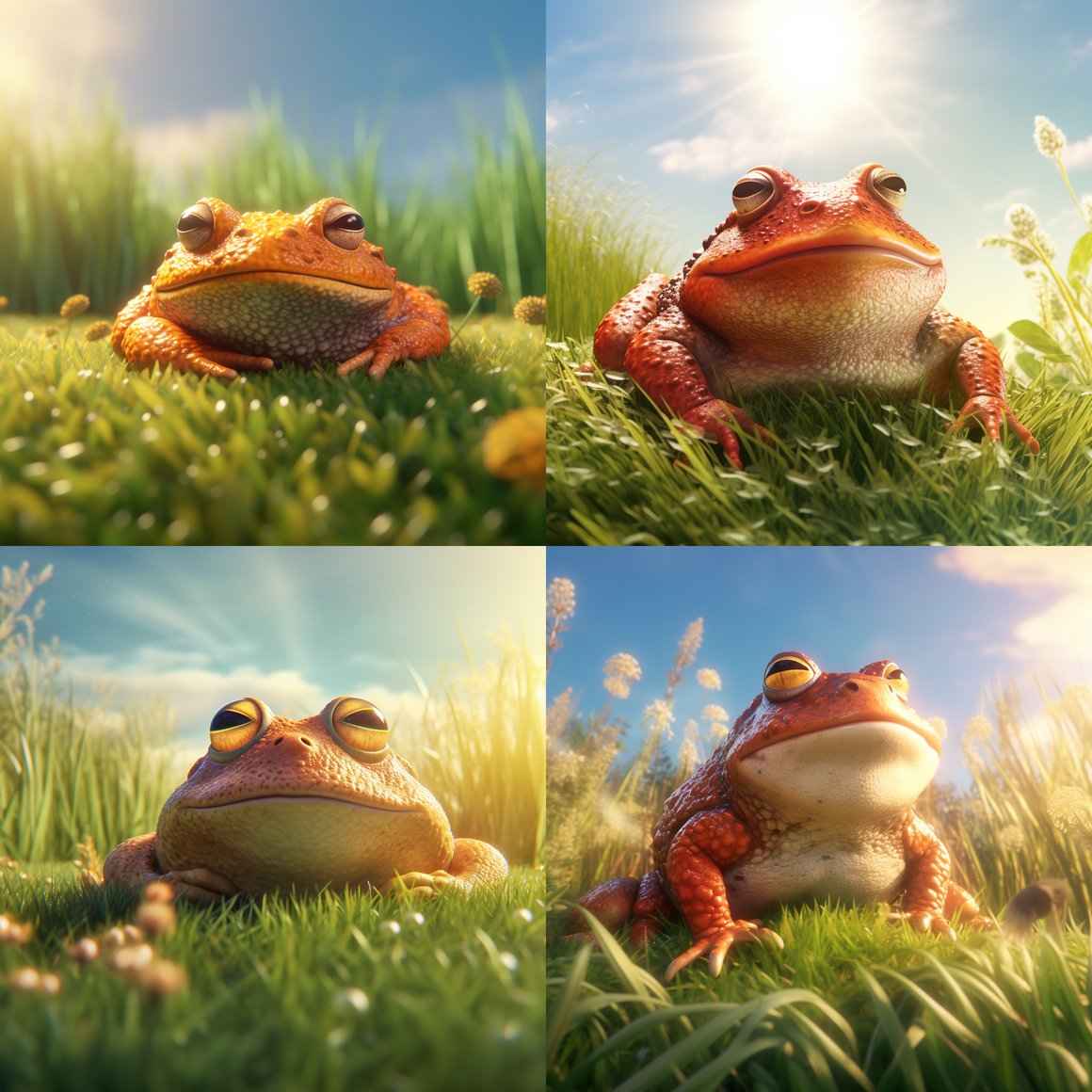 Sunbathing Toad: Disney's 3D Mid-Adventure Pause