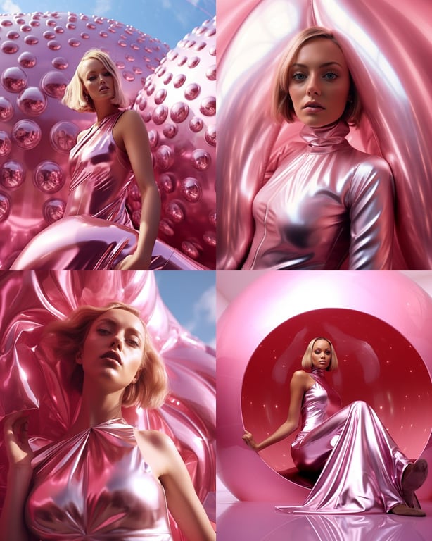 Metallic Inflatable Dress Edition Prompt | NeoPrompt