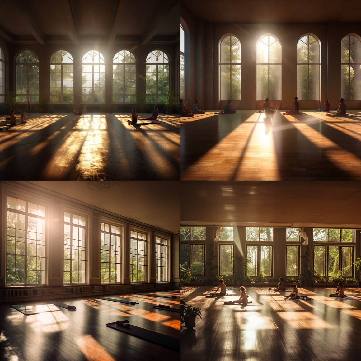 Sunlit Serenity: A Midday Yoga Experience