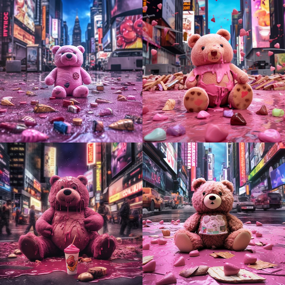 Sugar Rush: A Teddy's Adventure in Times Square